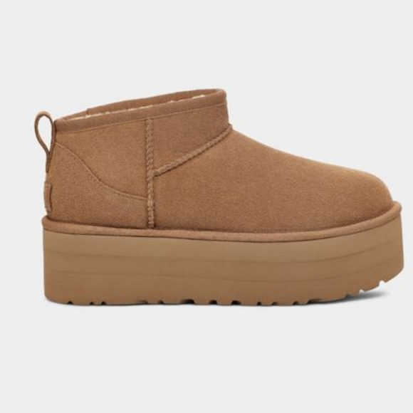 UGG Shoes - UGG Classic Ultra Mini Platform Chestnut *NEW* Size 8